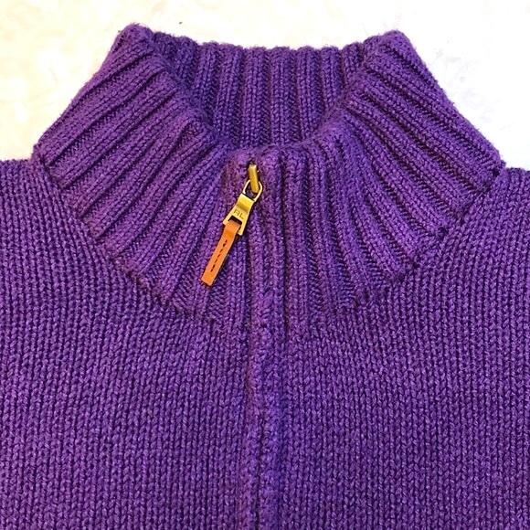 Vintage Polo by Ralph Lauren Estate Rib Half-Zip Knit Sweater - Size XXL - Picture 3 of 13
